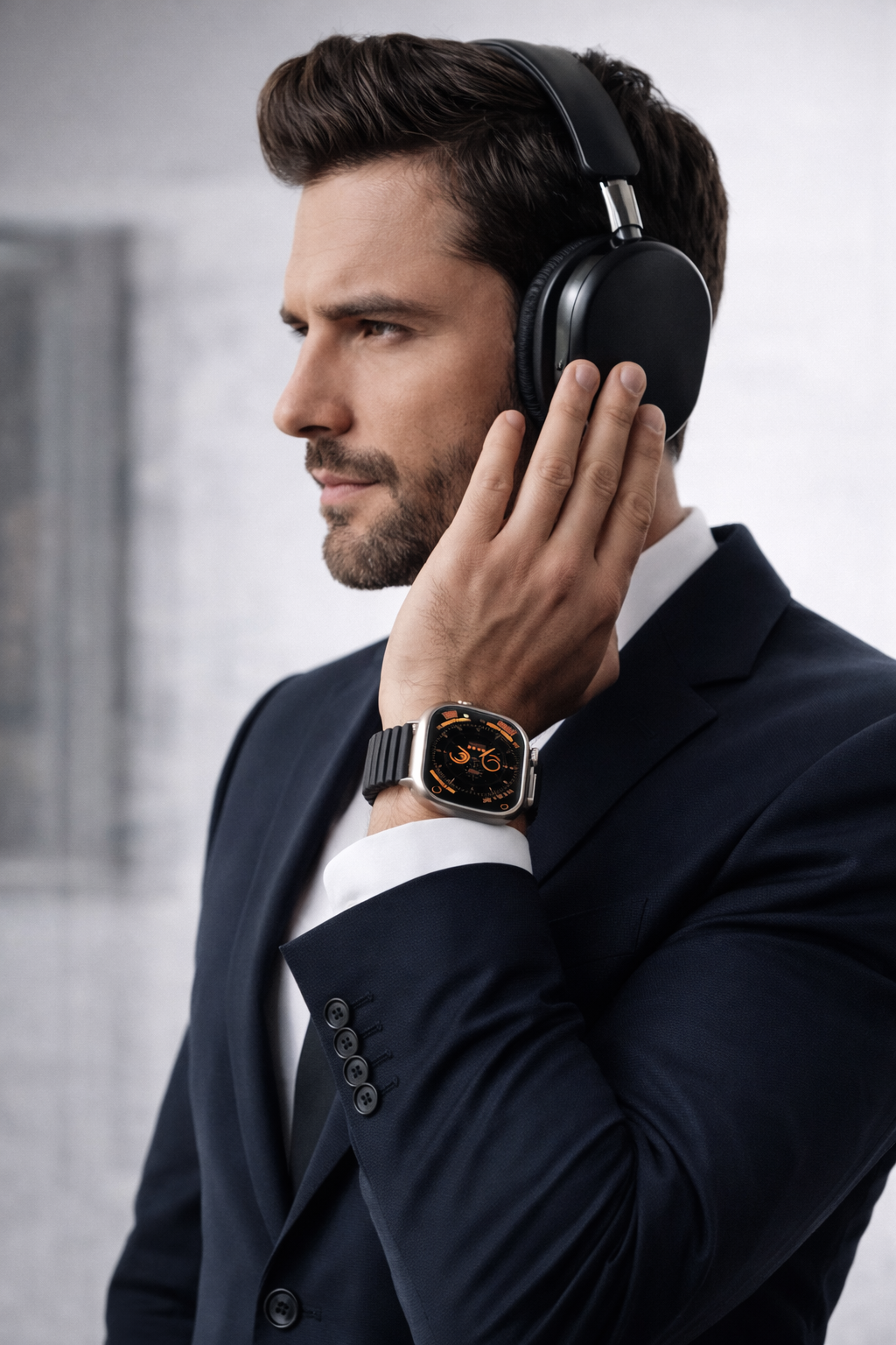Pack Smart M50 – Montre Connectée + Casque Bluetooth + Bracelets Interchangeables