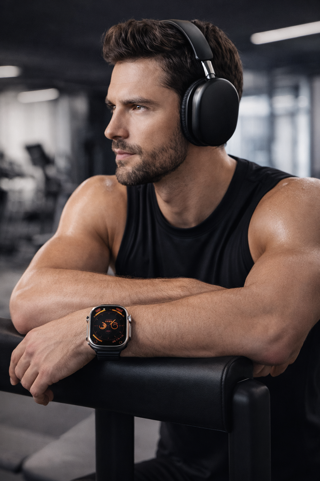 Pack Smart M50 – Montre Connectée + Casque Bluetooth + Bracelets Interchangeables